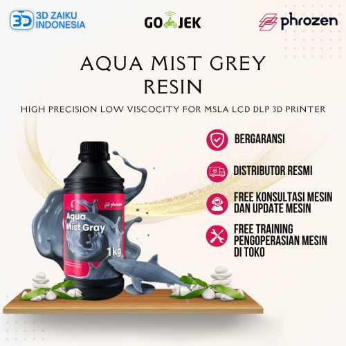 Original Phrozen Aqua Mist Grey Resin High Precision Low Viscocity for MSLA LCD DLP 3D Printer Original Phrozen Aqua Mist Grey Resin High Precision Low Viscocity for MSLA LCD DLP 3D Printer